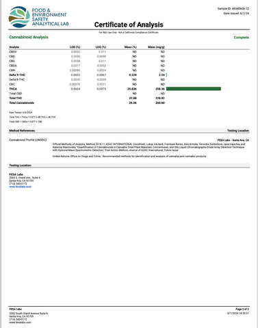 Image of Liberation FULL TESTING for all Premium THCA Hemp Flower