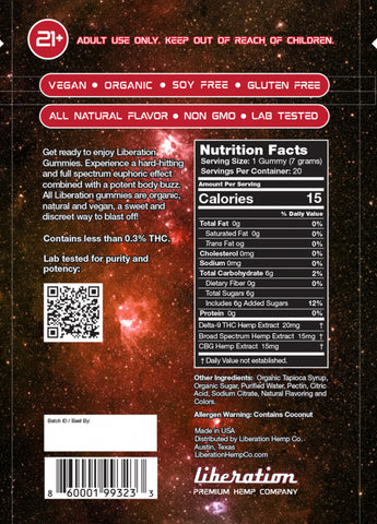 Image of Strawberry - THC Gummies