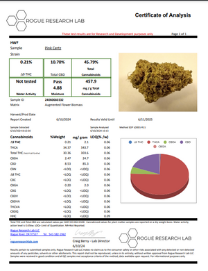 Liberation FULL TESTING for all Premium THCA Hemp Flower