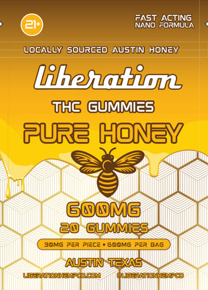 Pure Honey - THC Gummies - Made From Local Austin Honey