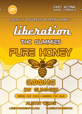 Image of Pure Honey - THC Gummies - Made From Local Austin Honey